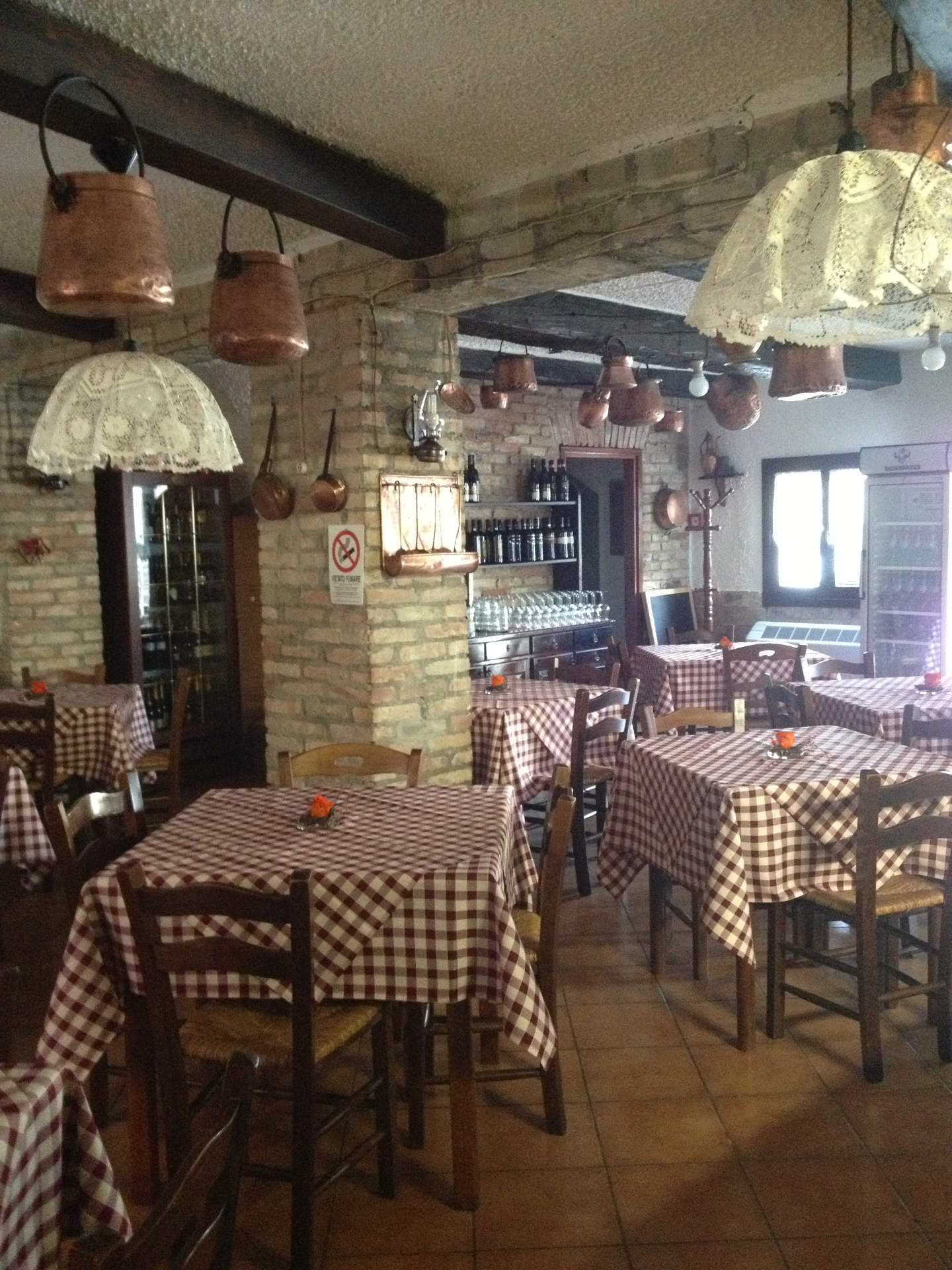 Facciata dell'Osteria al Rustico