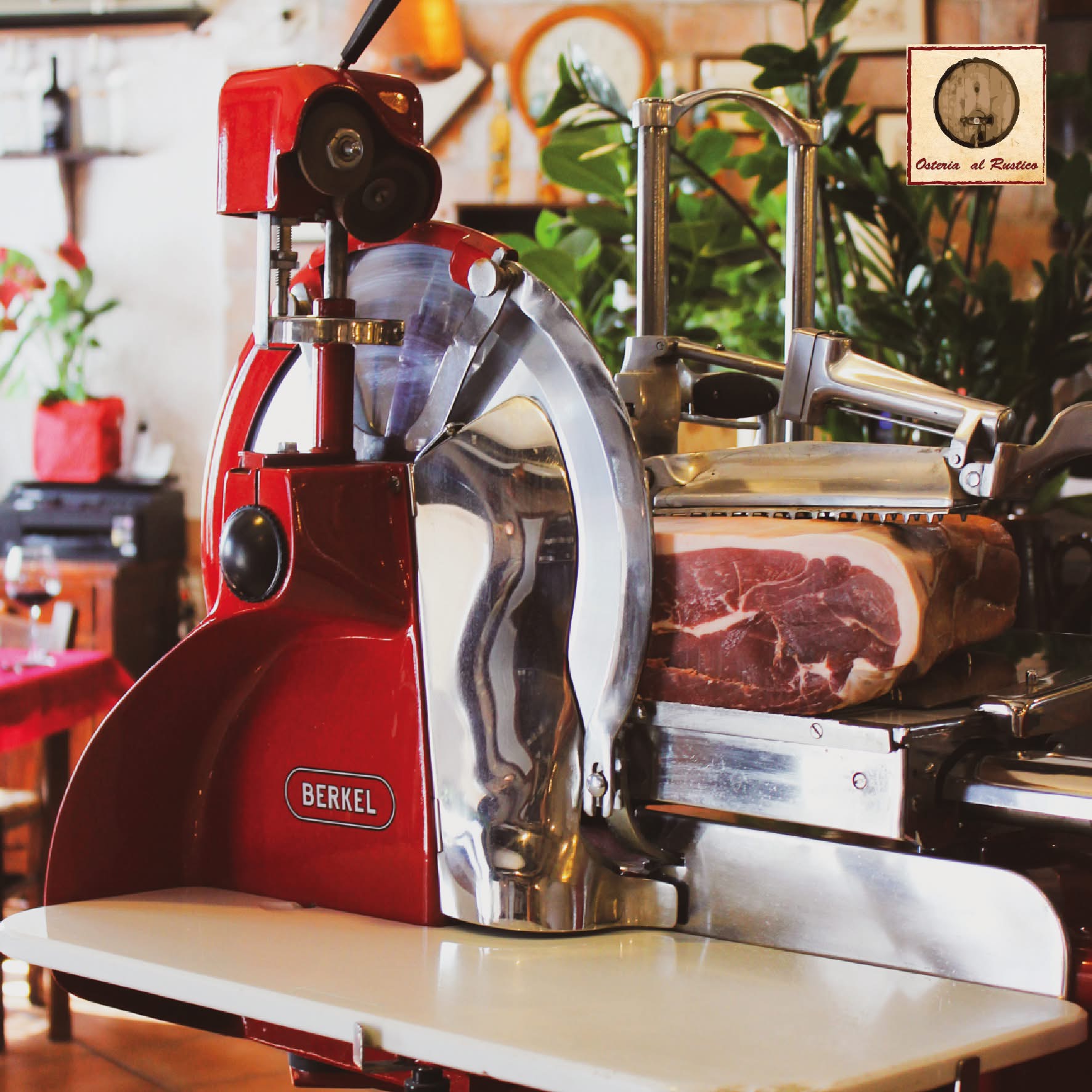 Affettatrice Berkel con prosciutto